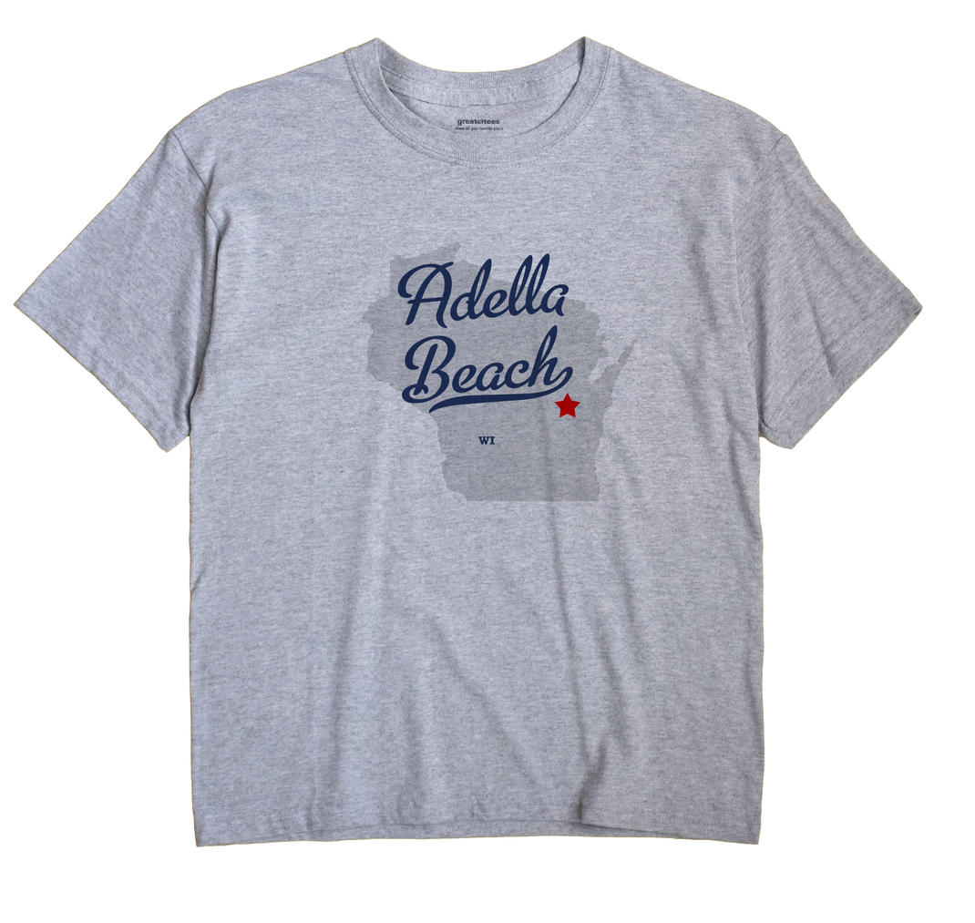 Adella Beach, Wisconsin WI Souvenir Shirt