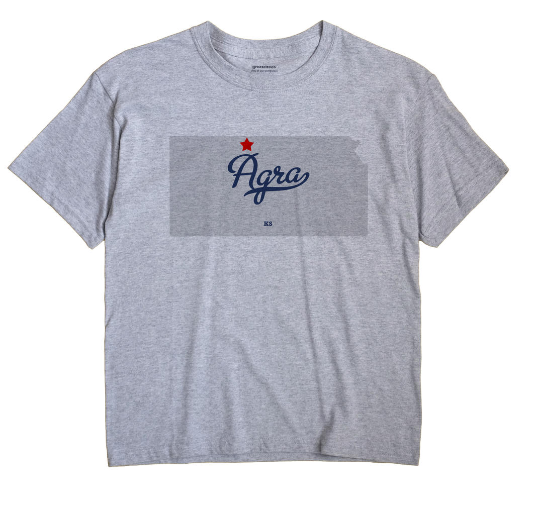 Agra, Kansas KS Souvenir Shirt