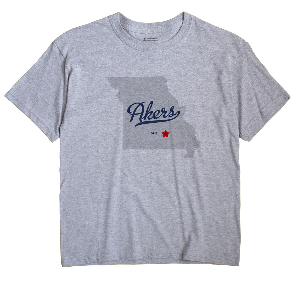 Akers, Missouri MO Souvenir Shirt