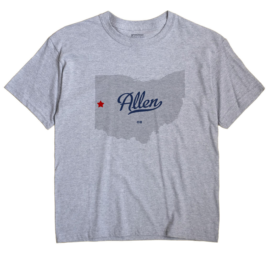 Allen, Darke County, Ohio OH Souvenir Shirt