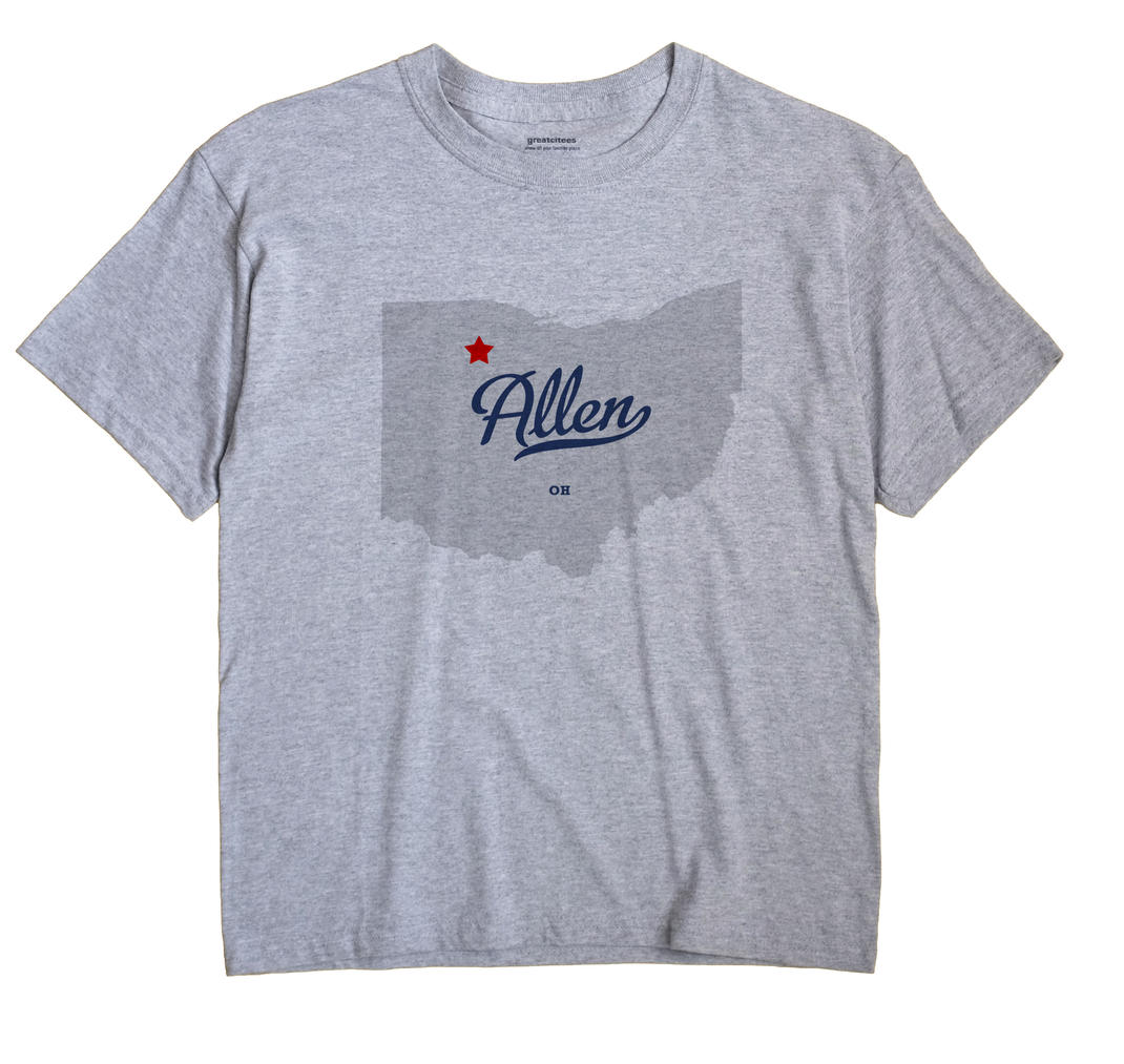 Allen, Hancock County, Ohio OH Souvenir Shirt