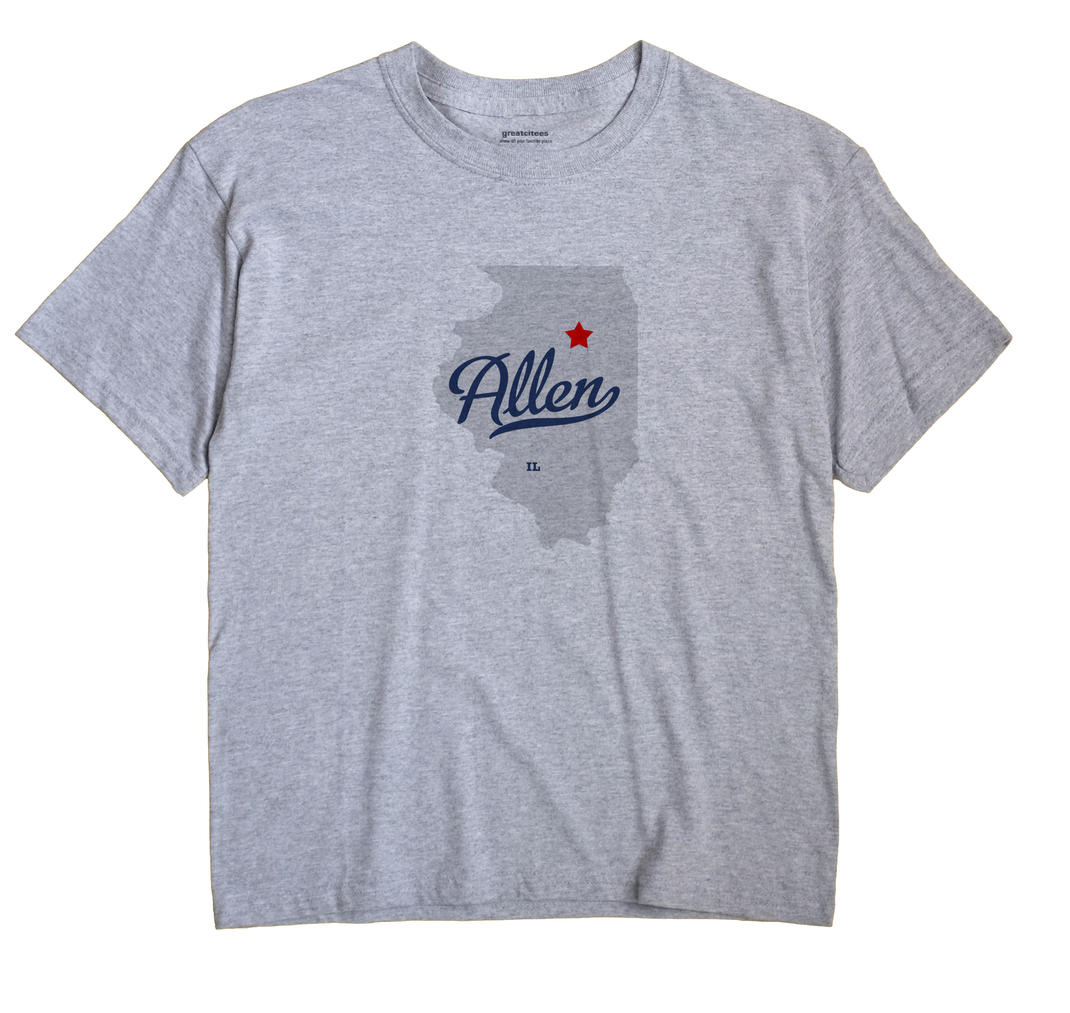 Allen, Illinois IL Souvenir Shirt