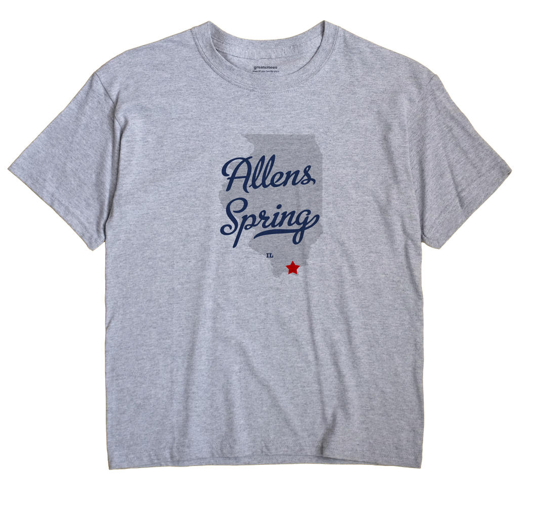 Allens Spring, Illinois IL Souvenir Shirt