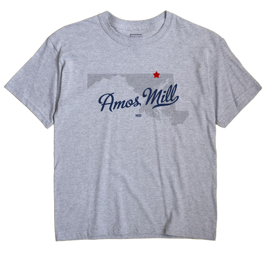 Amos Mill, Maryland MD Souvenir Shirt