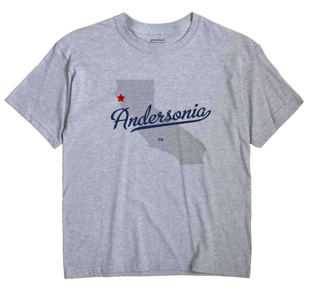 Andersonia, California CA Souvenir Shirt