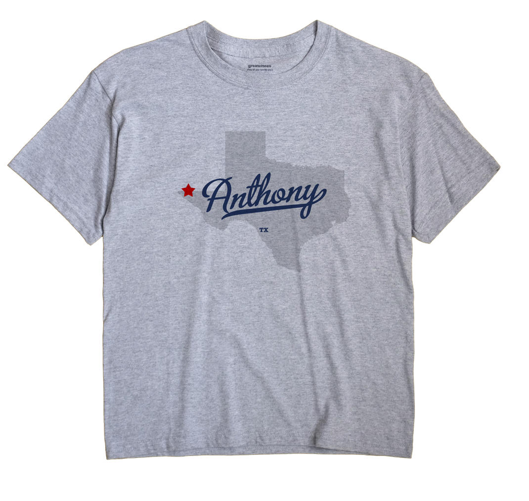 Anthony, Texas TX Souvenir Shirt
