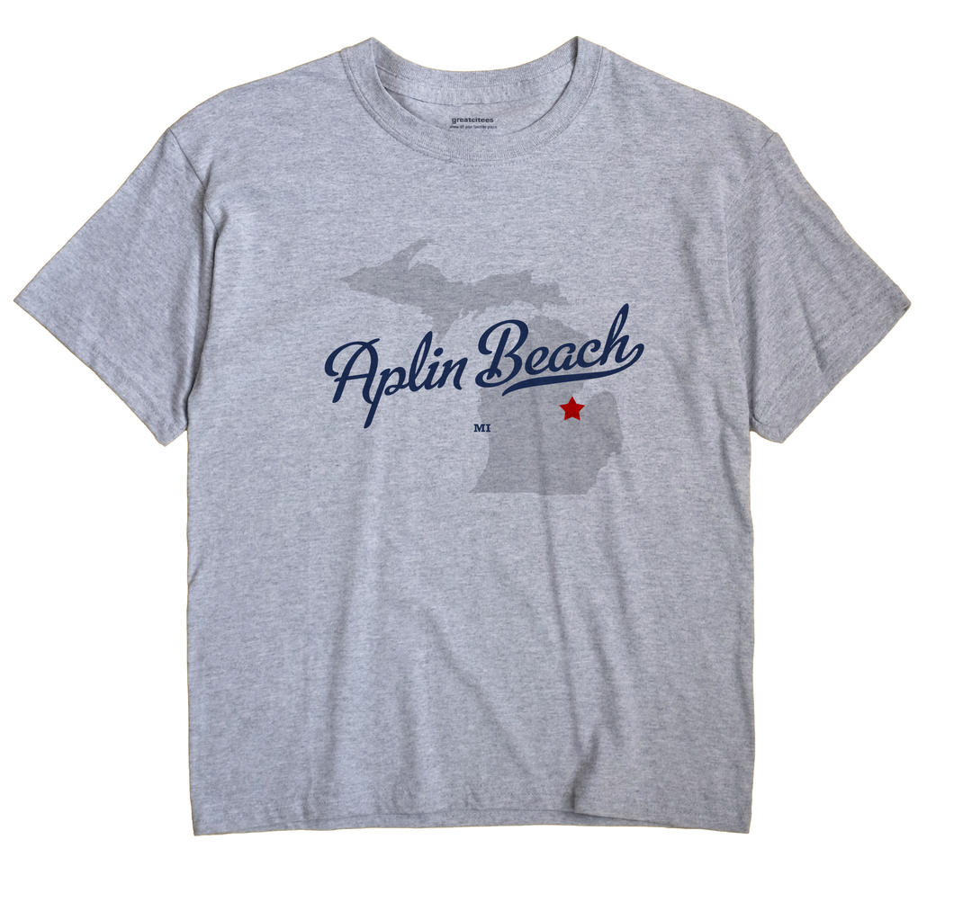 Aplin Beach, Michigan MI Souvenir Shirt