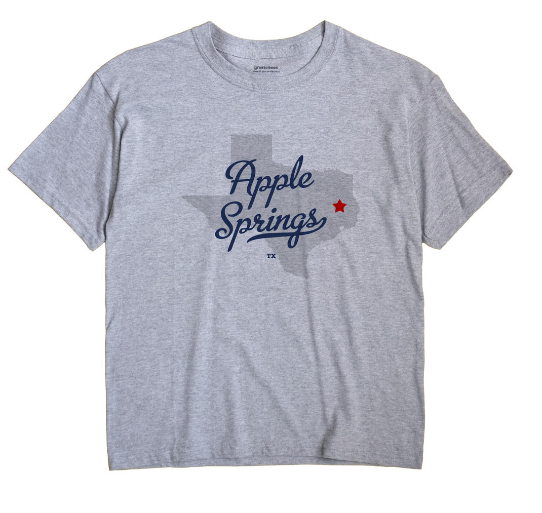 Apple Springs, Texas TX Souvenir Shirt