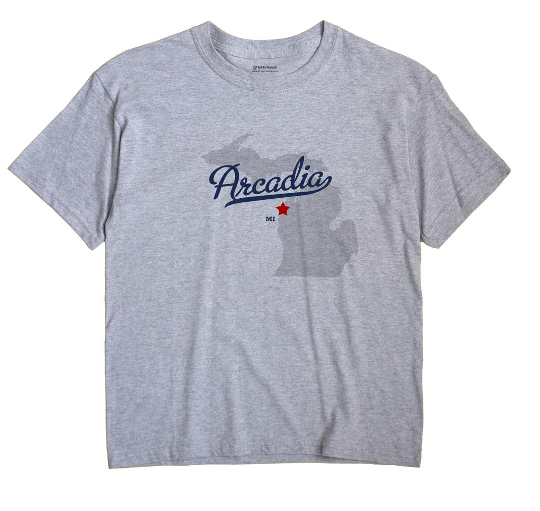 Arcadia, Manistee County, Michigan MI Souvenir Shirt