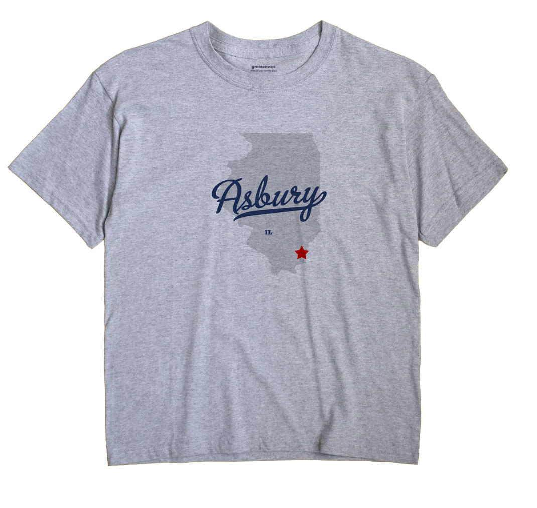 Asbury, Illinois IL Souvenir Shirt