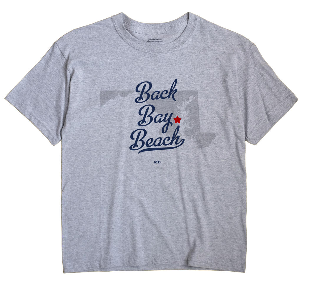 Back Bay Beach, Maryland MD Souvenir Shirt