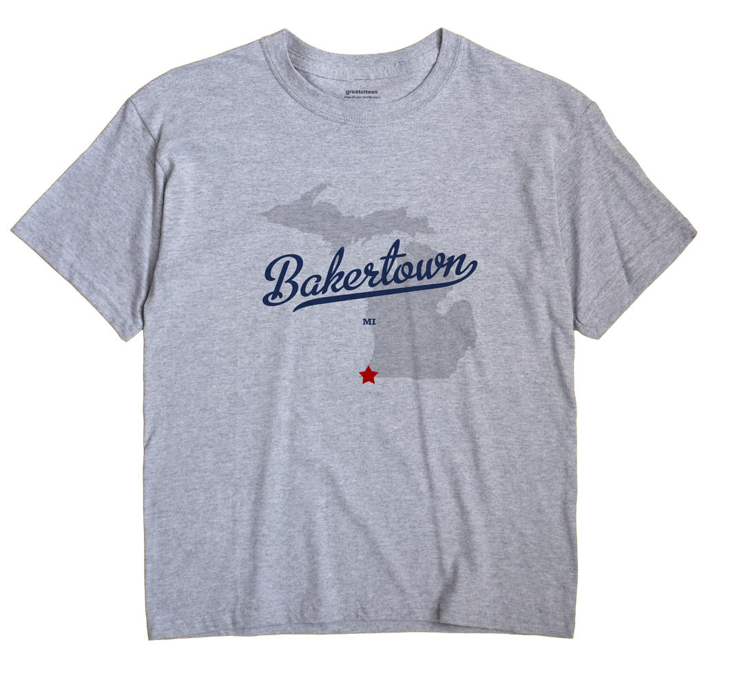 Bakertown, Michigan MI Souvenir Shirt