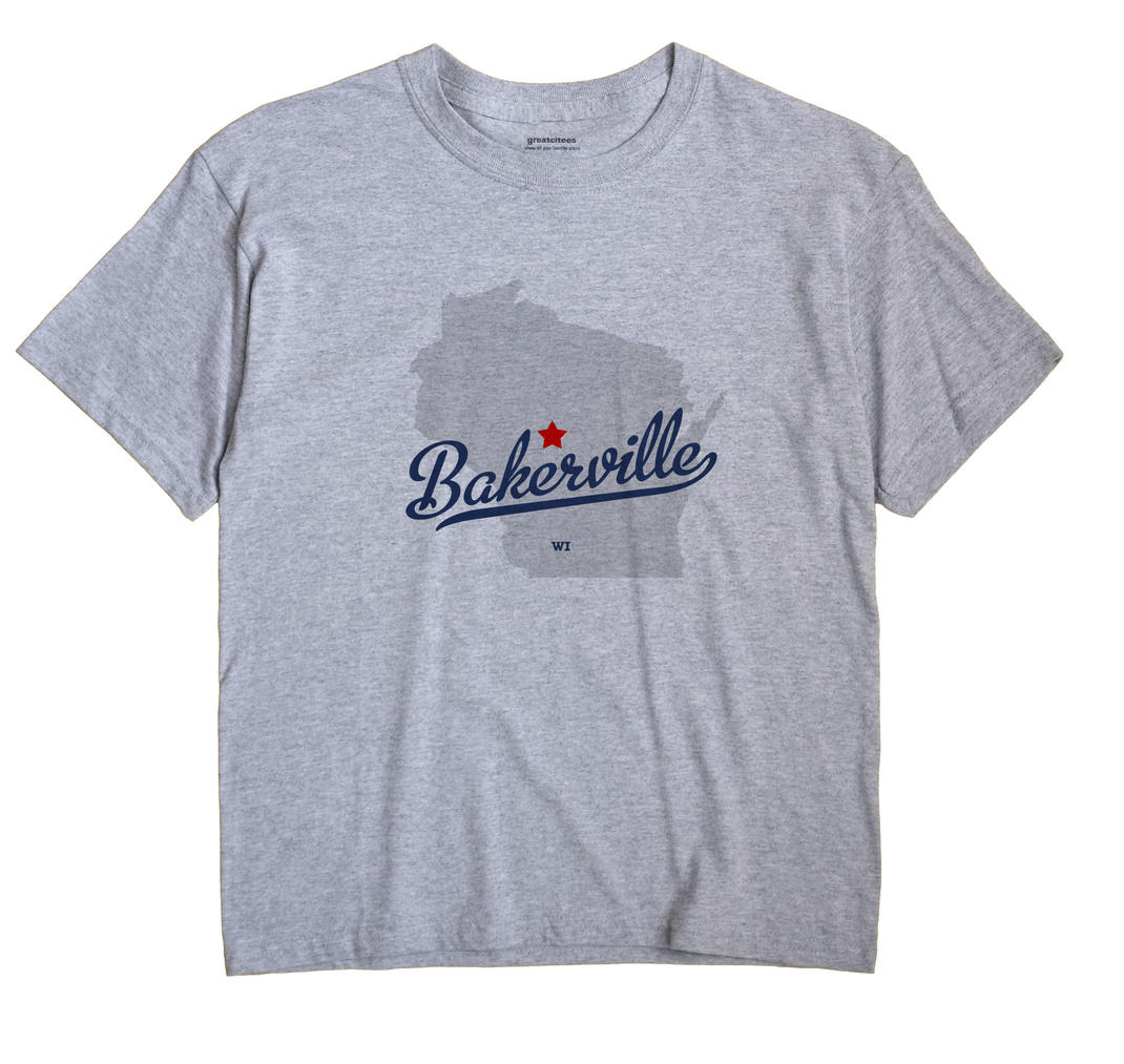 Bakerville, Wisconsin WI Souvenir Shirt