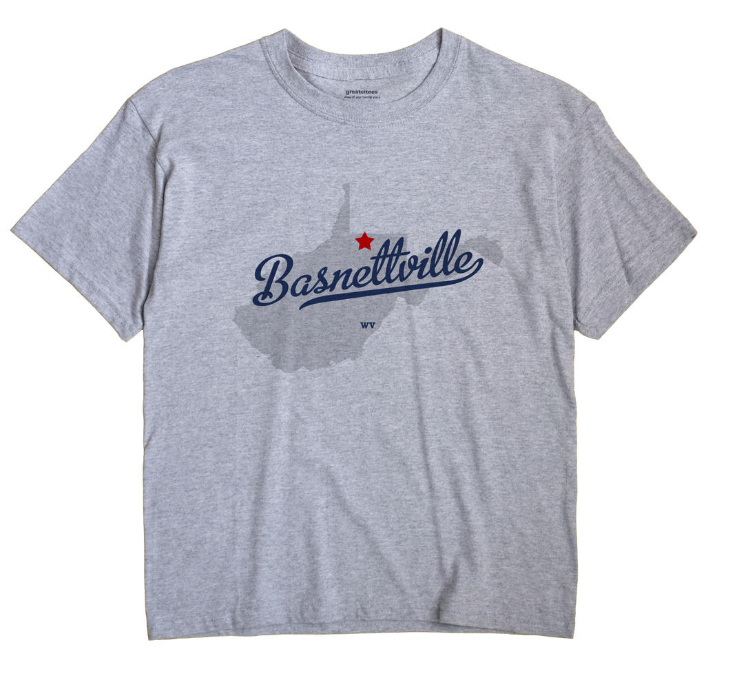 Basnettville, West Virginia WV Souvenir Shirt
