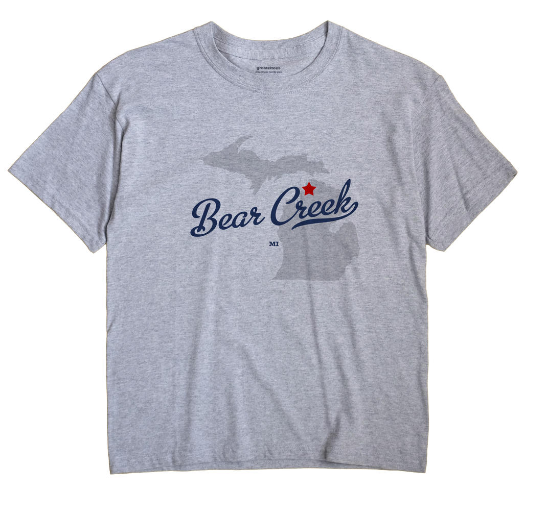 Bear Creek, Michigan MI Souvenir Shirt