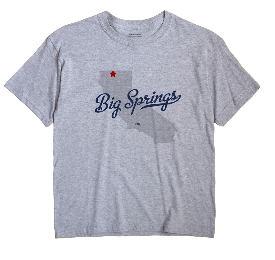 Big Springs, California CA Souvenir Shirt