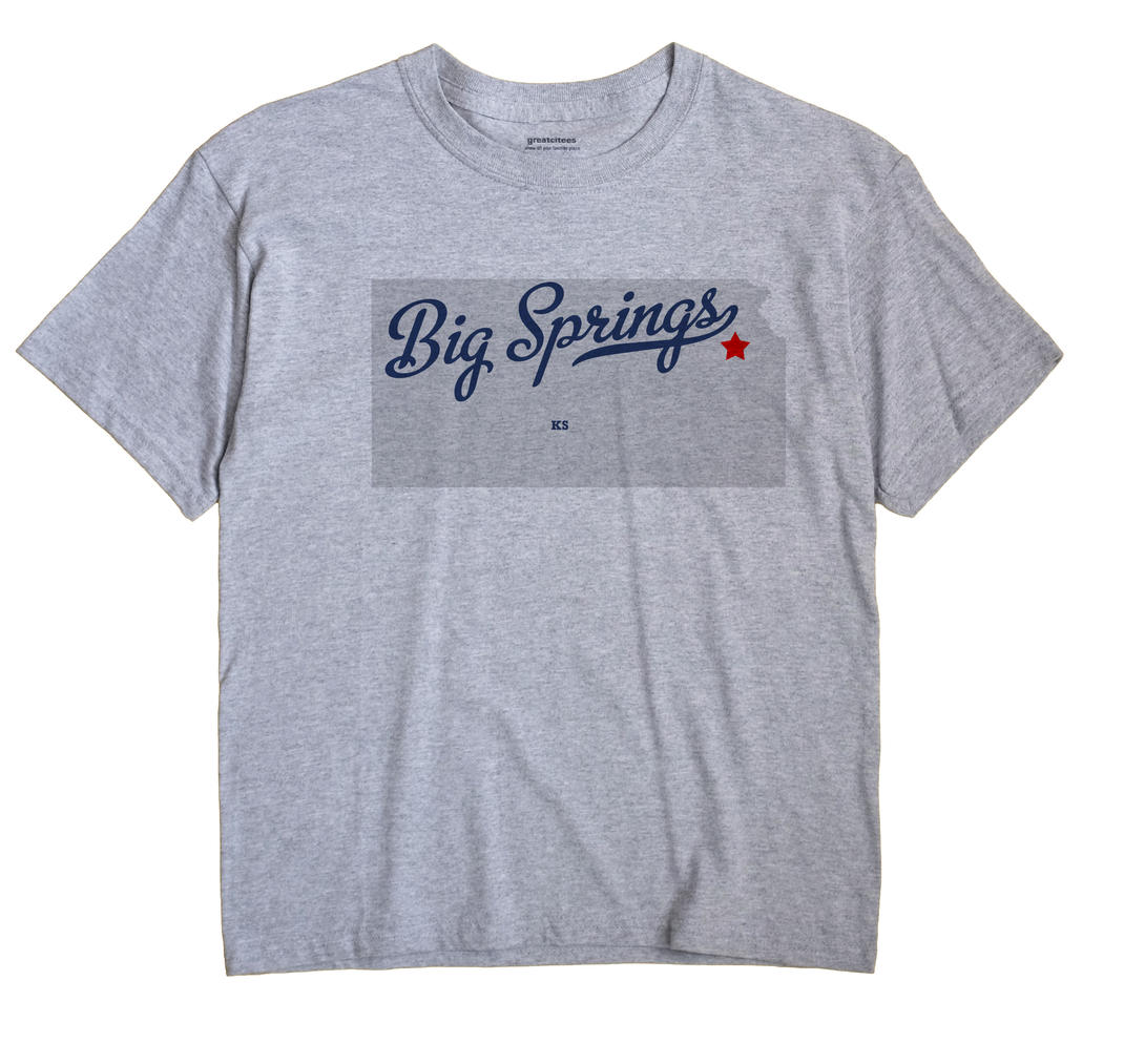 Big Springs, Kansas KS Souvenir Shirt