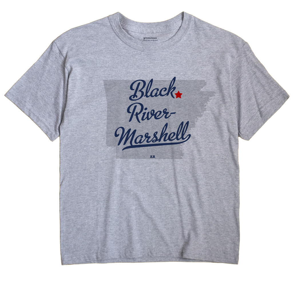 Black River-Marshell, Arkansas AR Souvenir Shirt