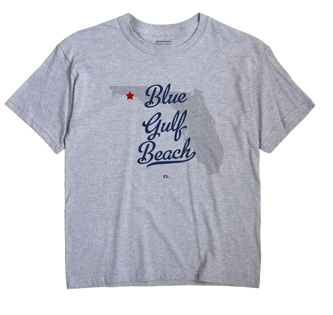 Blue Gulf Beach, Florida FL Souvenir Shirt