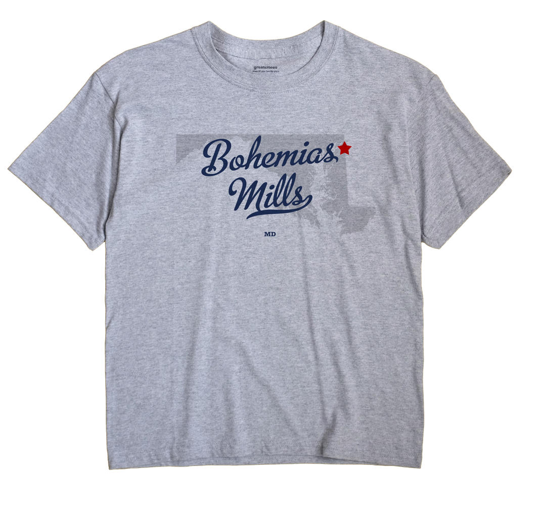 Bohemias Mills, Maryland MD Souvenir Shirt