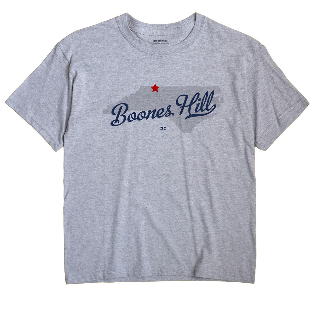 Boones Hill, North Carolina NC Souvenir Shirt