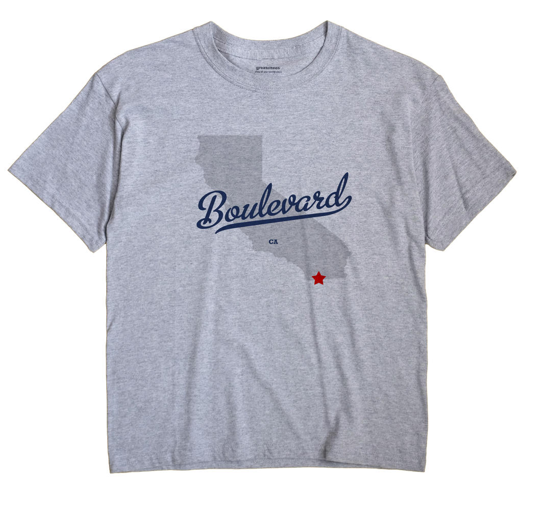 Boulevard, California CA Souvenir Shirt