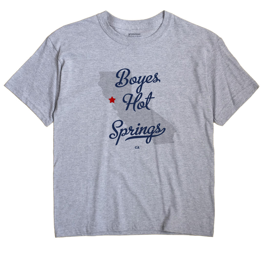 Boyes Hot Springs, California CA Souvenir Shirt