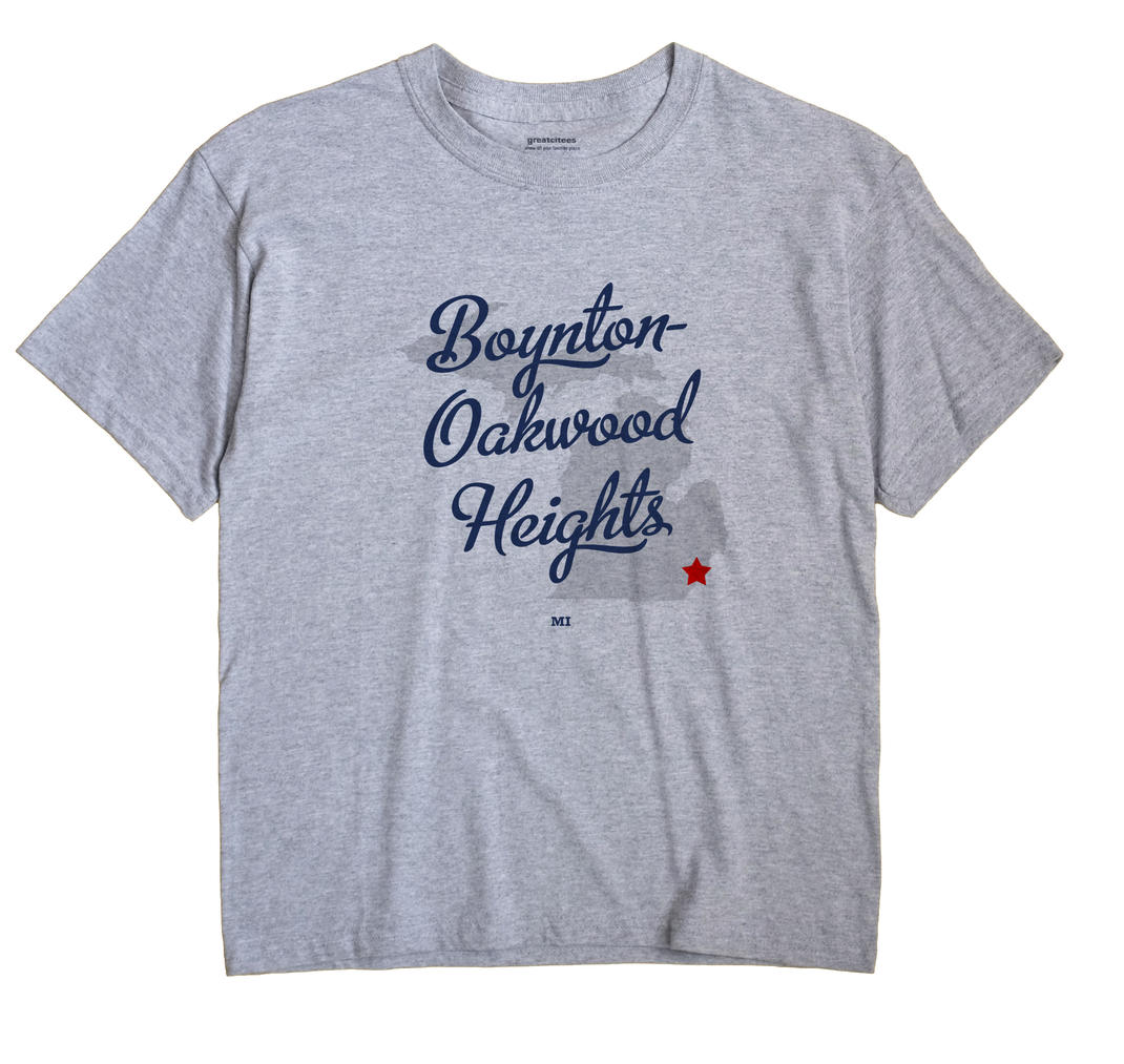 Boynton–Oakwood Heights, Michigan MI Souvenir Shirt