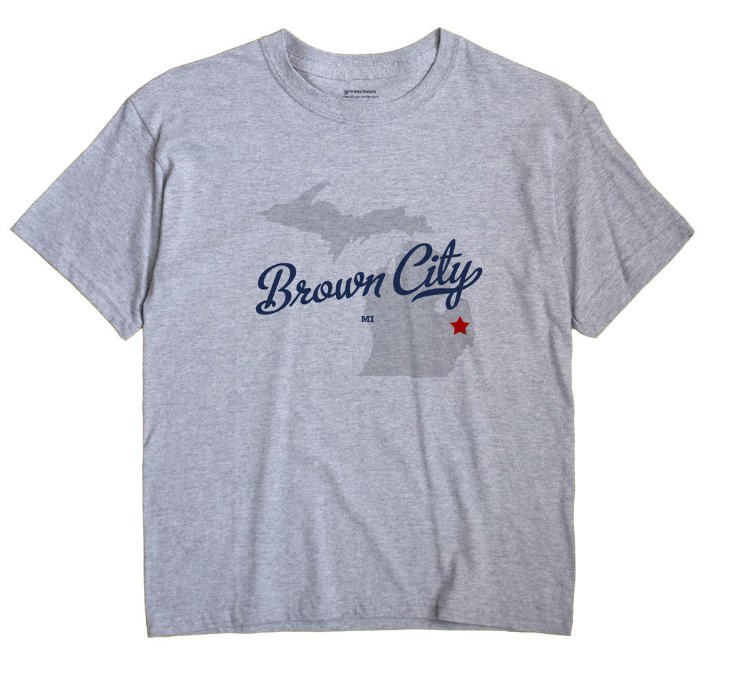 Brown City, Michigan MI Souvenir Shirt
