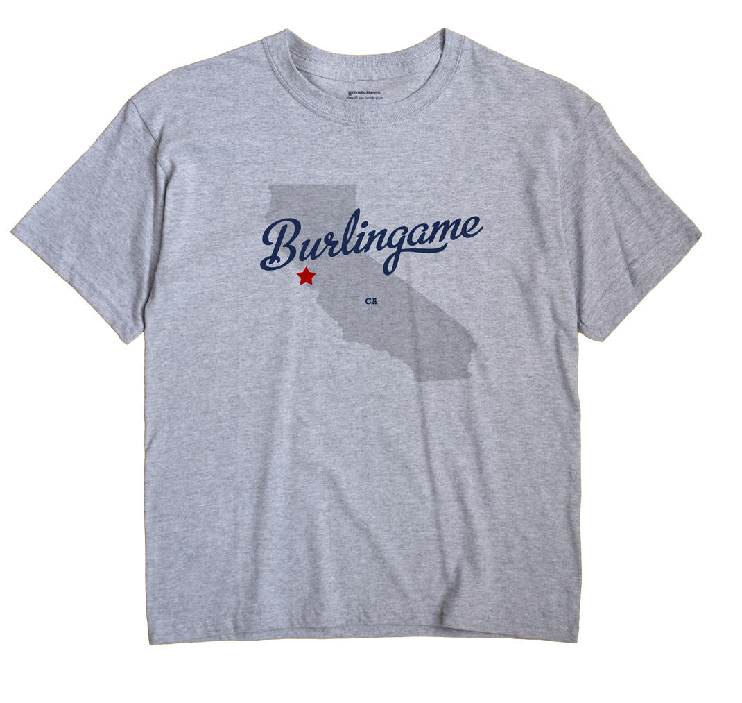 Burlingame, California CA Souvenir Shirt