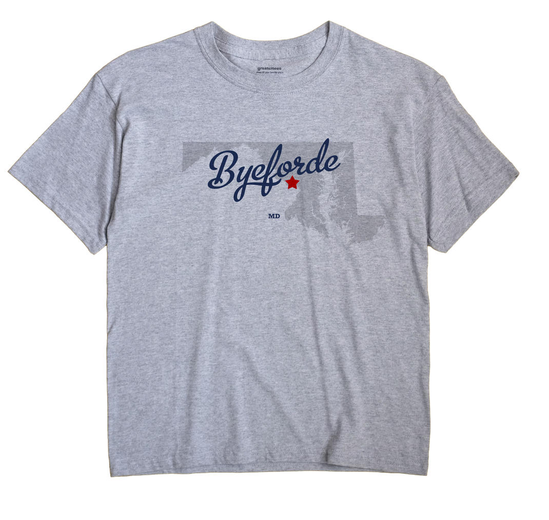 Byeforde, Maryland MD Souvenir Shirt