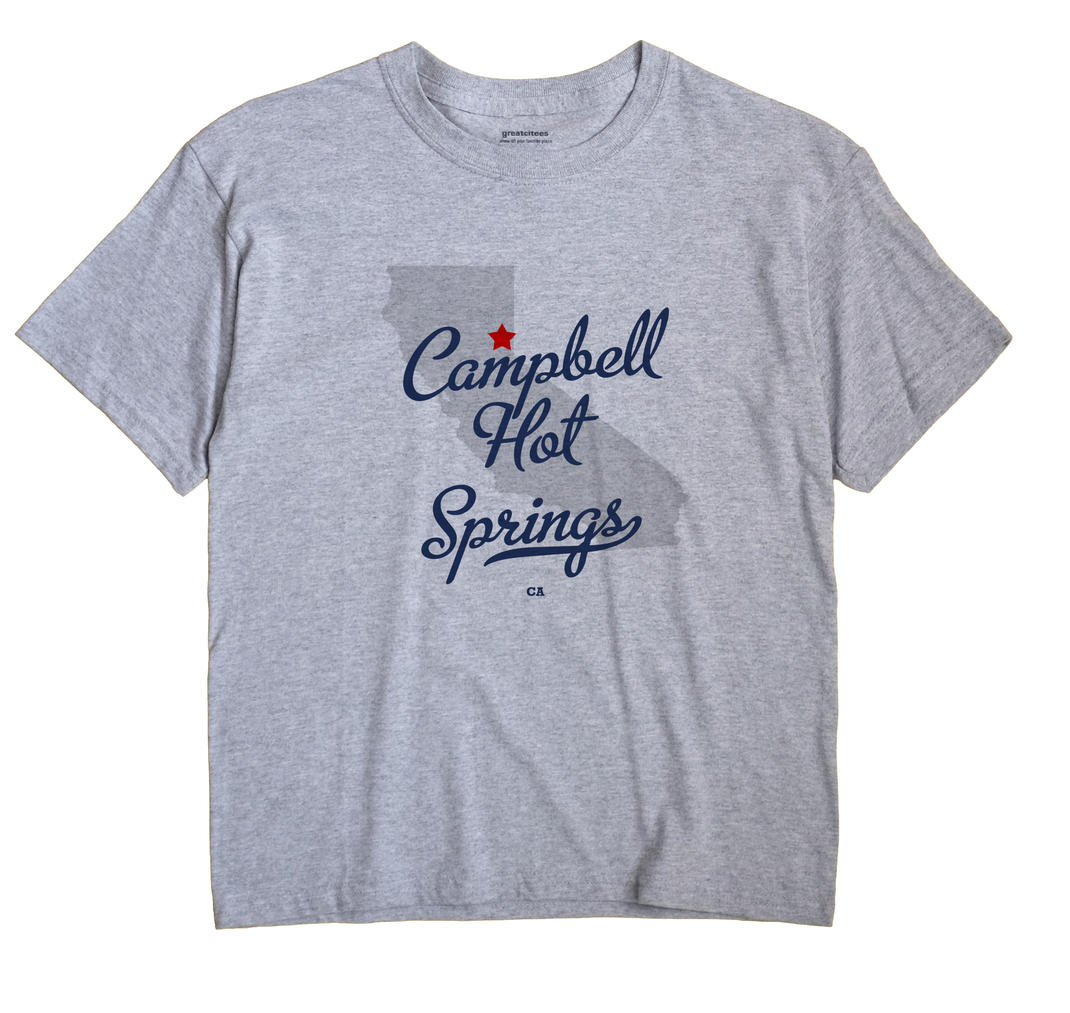 Campbell Hot Springs, California CA Souvenir Shirt