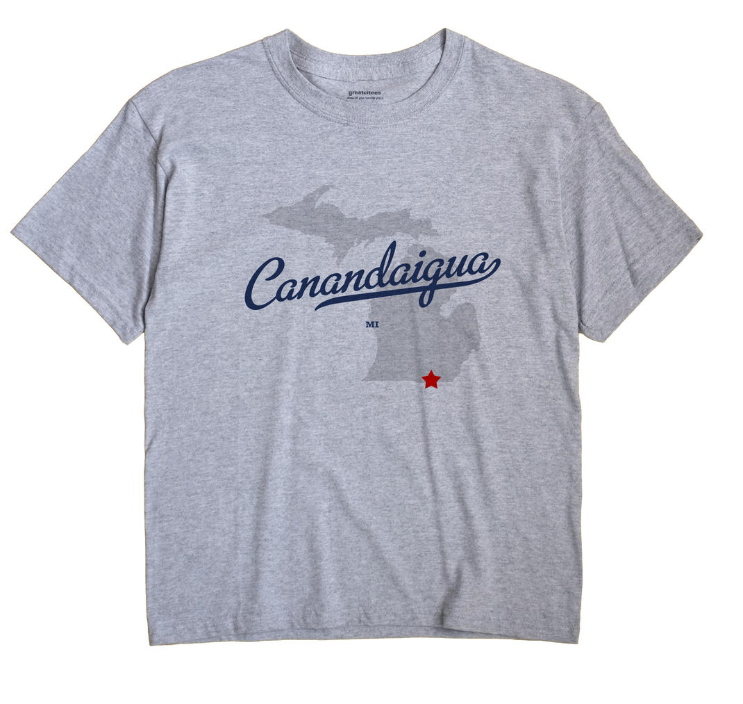 Canandaigua, Michigan MI Souvenir Shirt