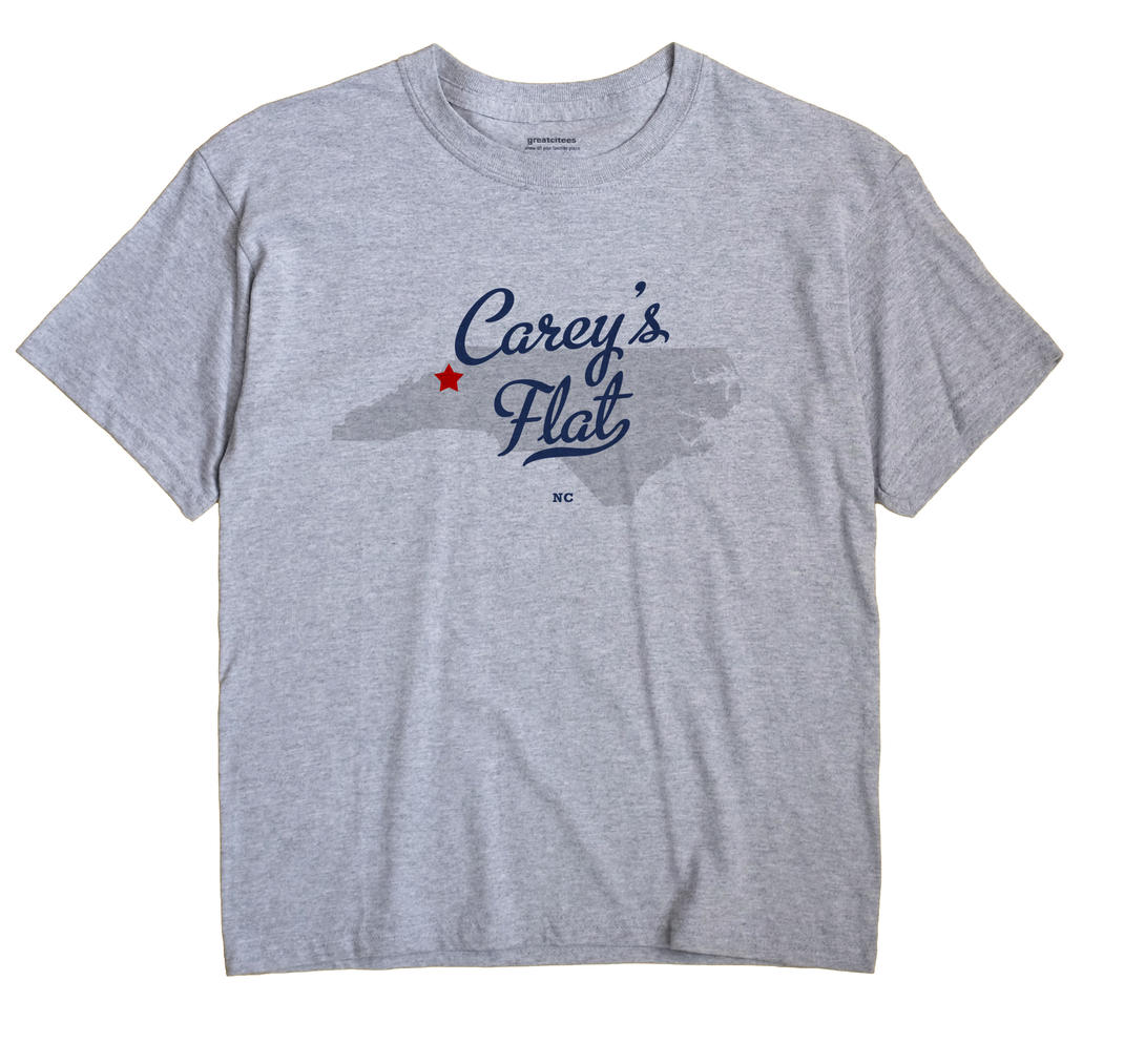 Carey's Flat, North Carolina NC Souvenir Shirt