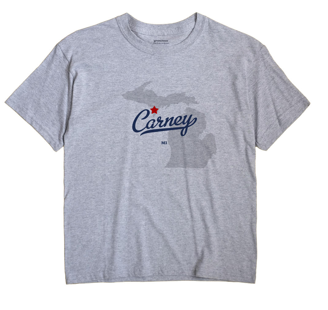 Carney, Michigan MI Souvenir Shirt