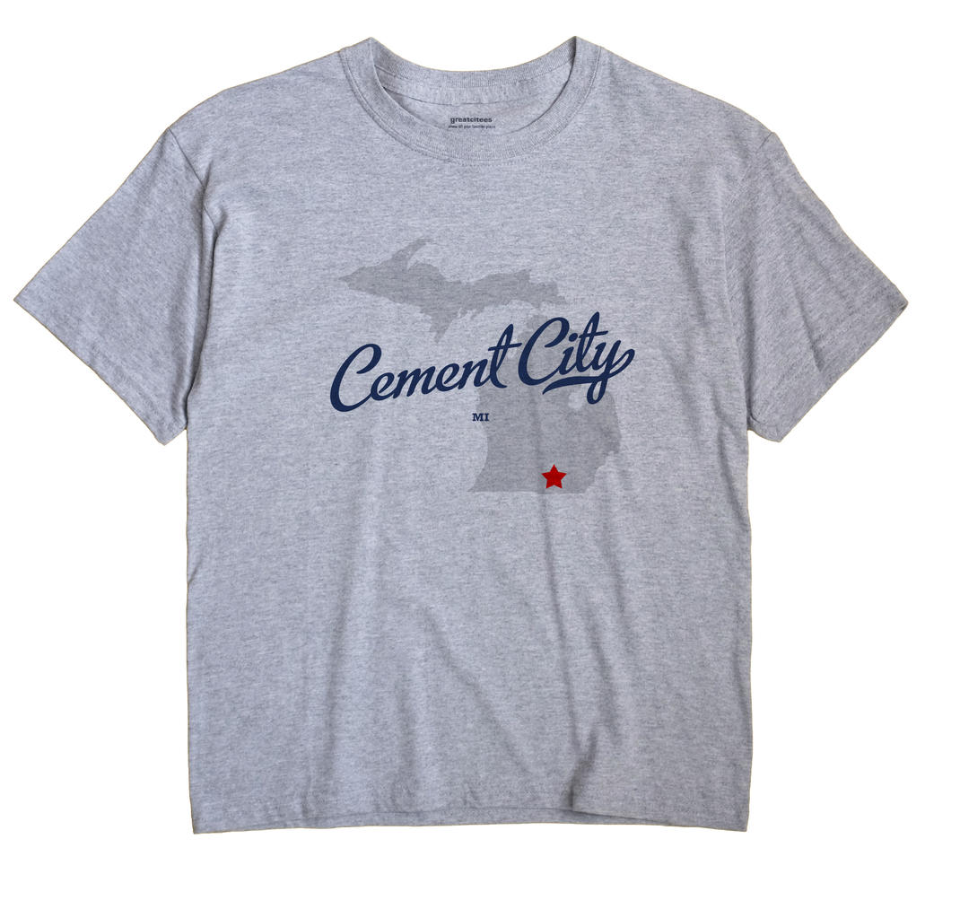 Cement City, Michigan MI Souvenir Shirt