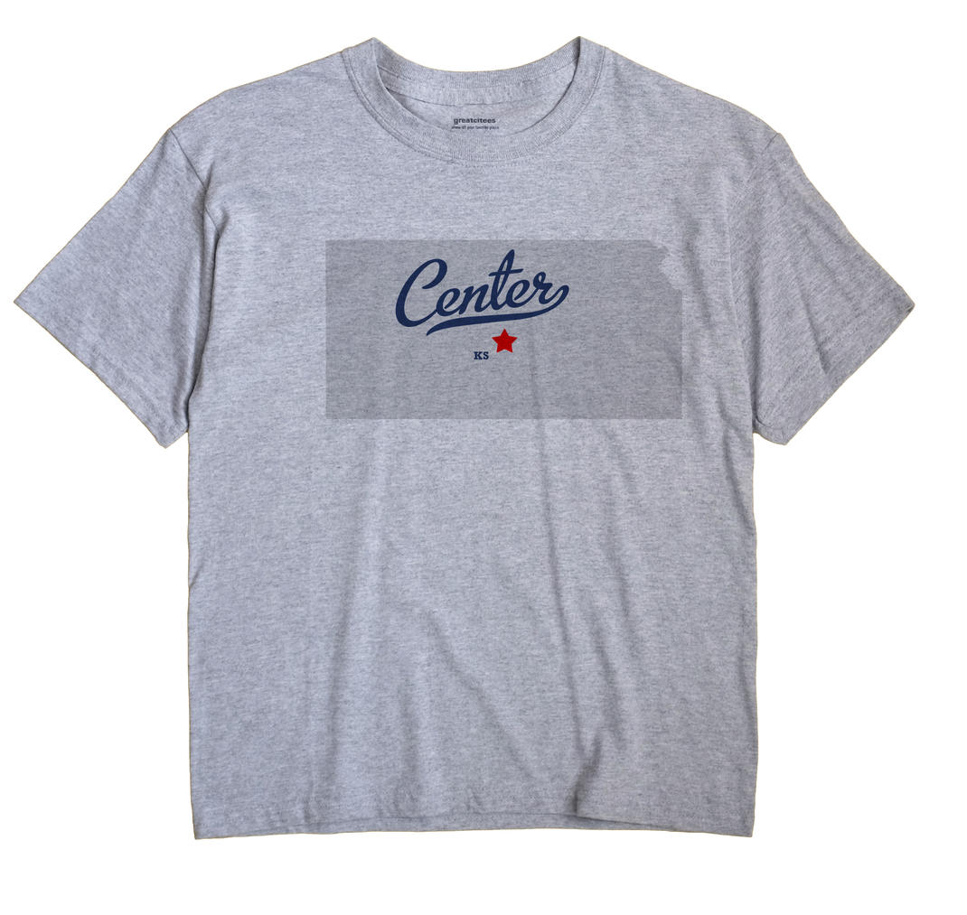Center, Rice County, Kansas KS Souvenir Shirt