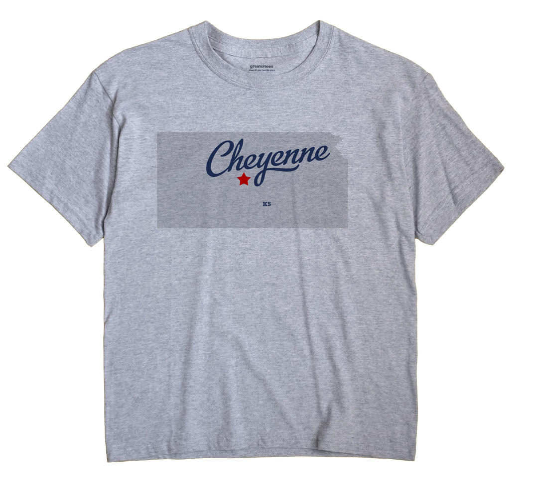Cheyenne, Barton County, Kansas KS Souvenir Shirt