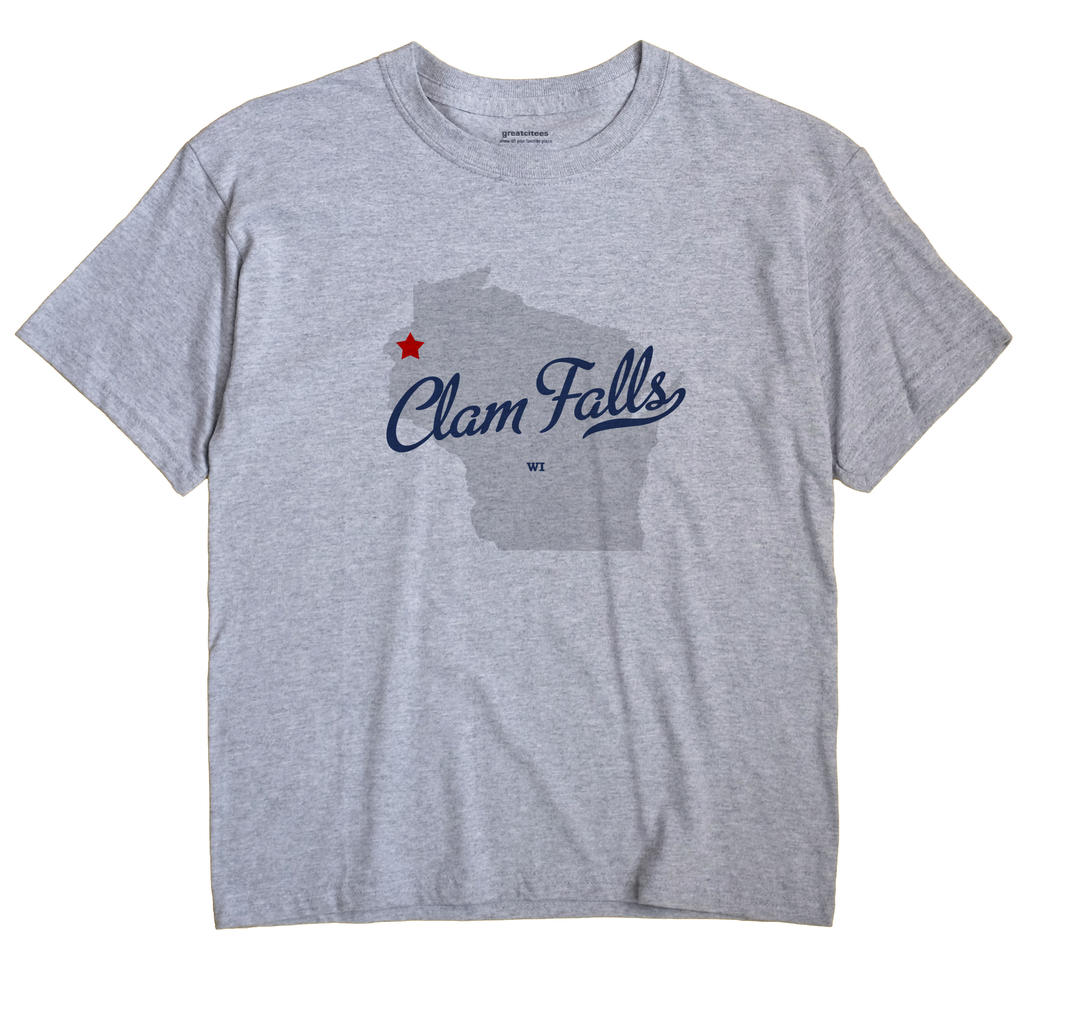 Clam Falls, Wisconsin WI Souvenir Shirt