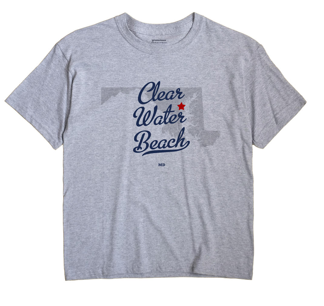 Clear Water Beach, Maryland MD Souvenir Shirt