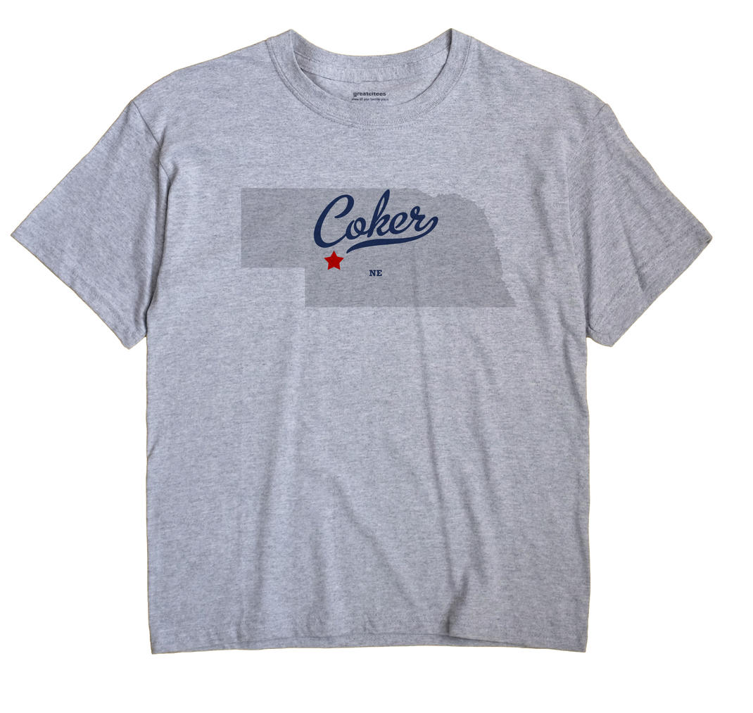 Coker, Nebraska NE Souvenir Shirt