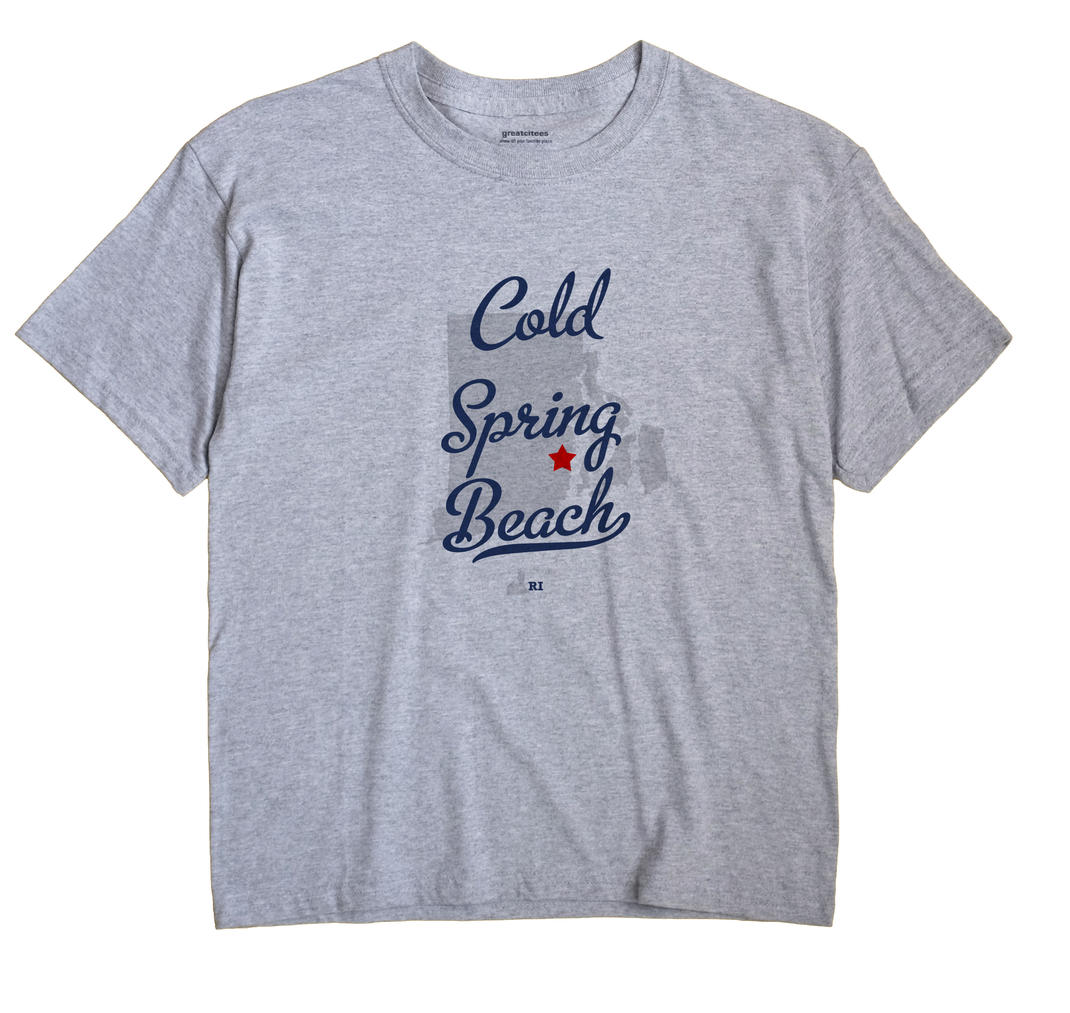 Cold Spring Beach, Rhode Island RI Souvenir Shirt