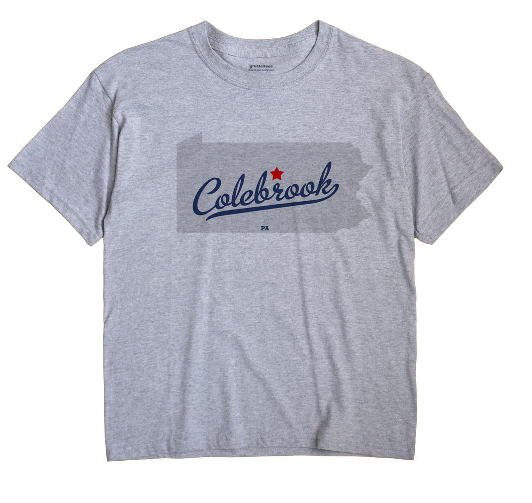 Colebrook, Clinton County, Pennsylvania PA Souvenir Shirt