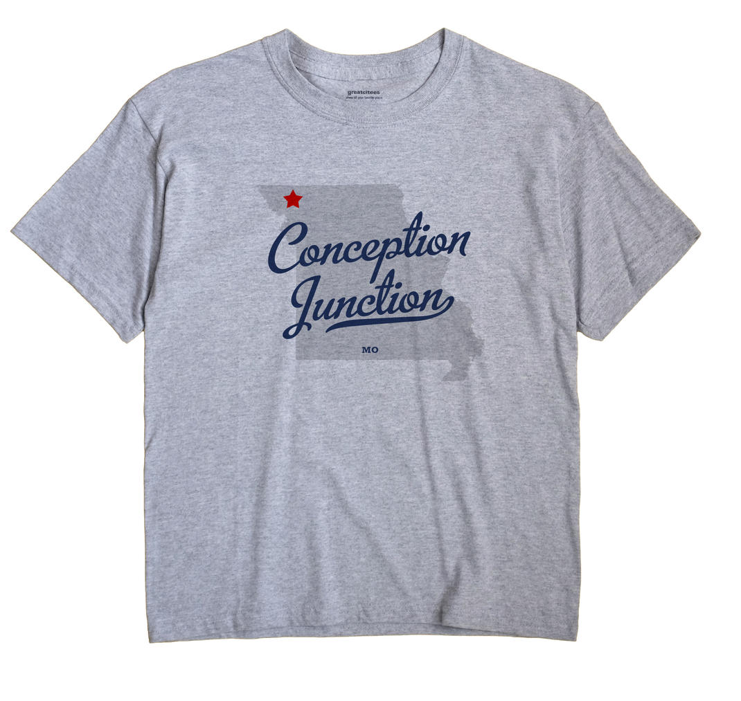 Conception Junction, Missouri MO Souvenir Shirt