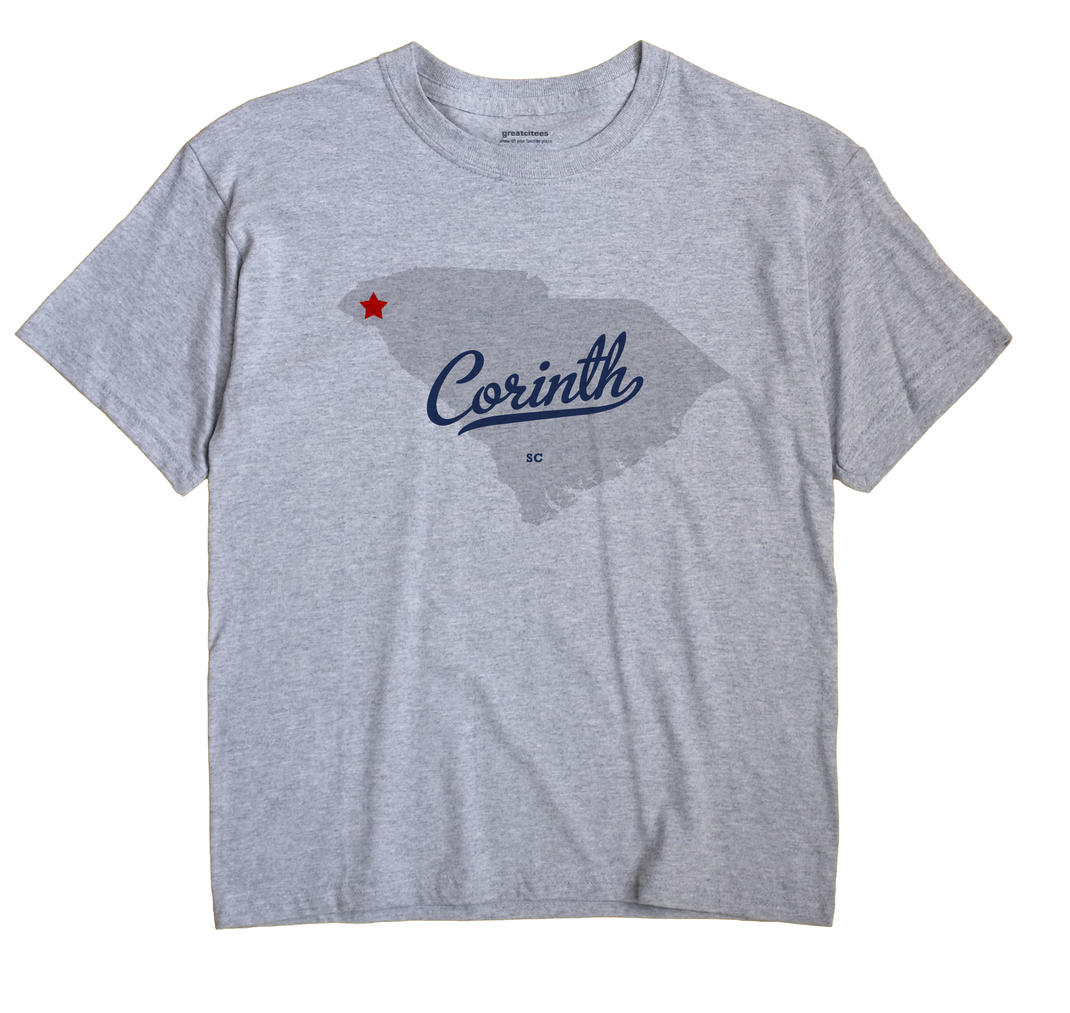 Corinth, South Carolina SC Souvenir Shirt