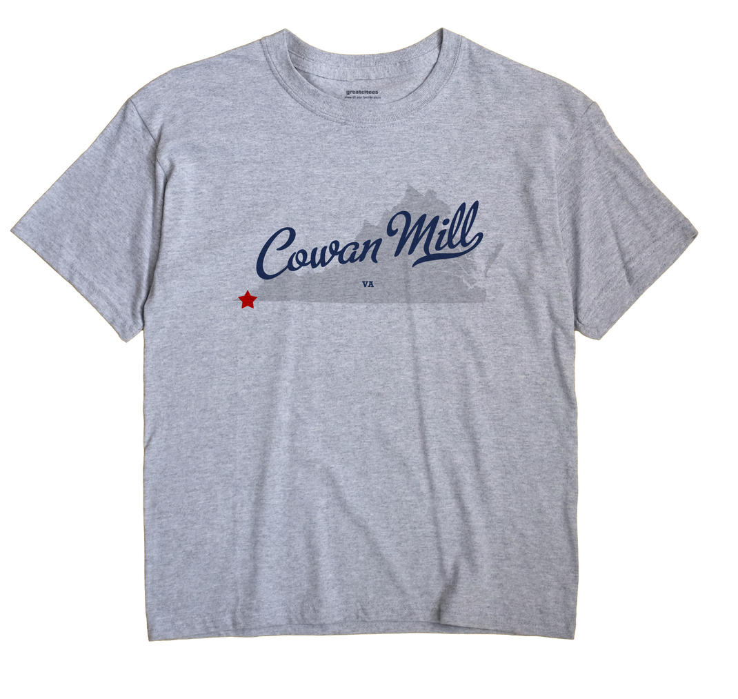 Cowan Mill, Virginia VA Souvenir Shirt