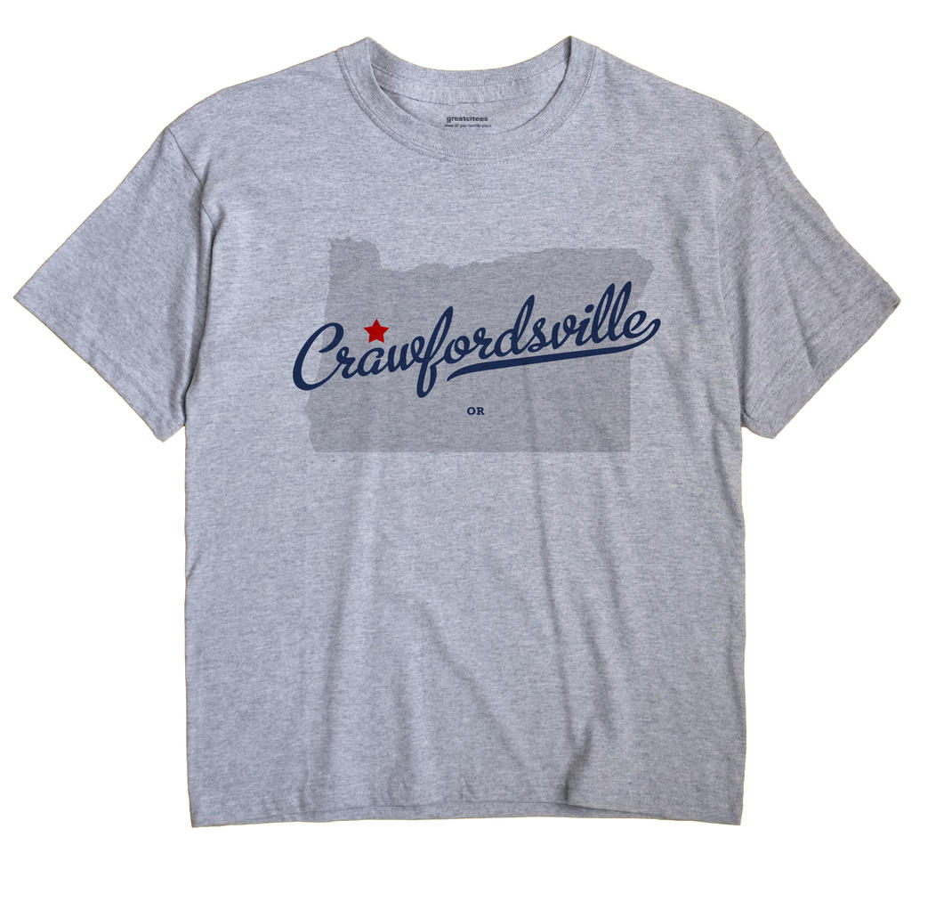 Crawfordsville, Oregon OR Souvenir Shirt