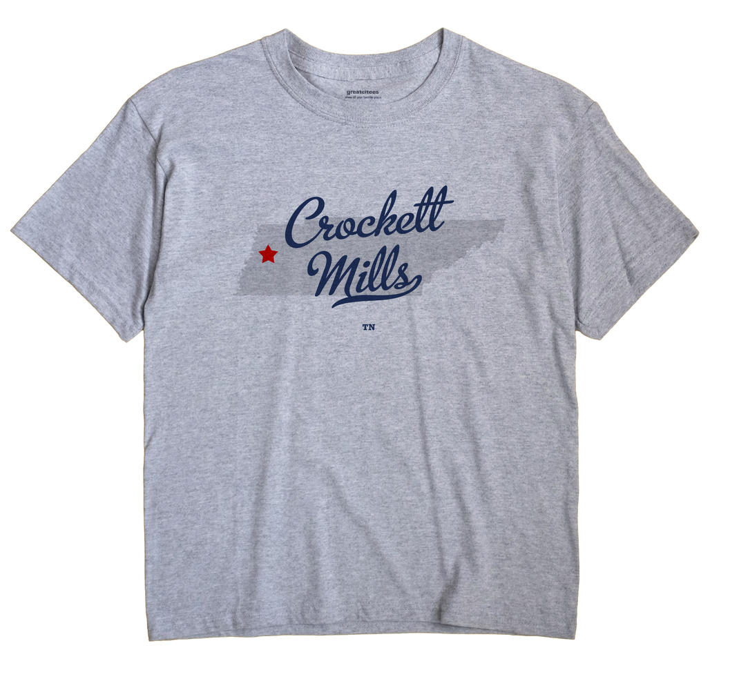 Crockett Mills, Tennessee TN Souvenir Shirt