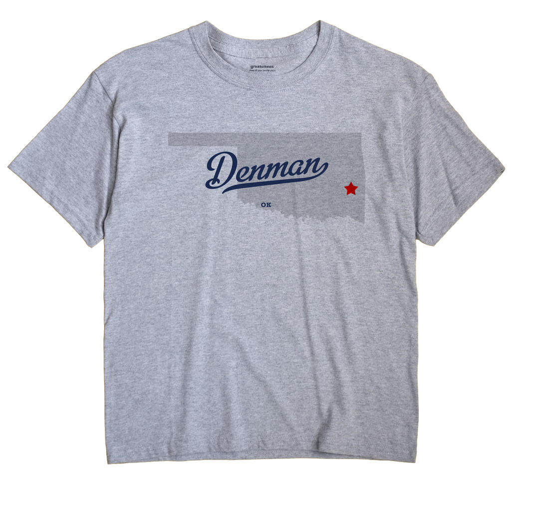 Denman, Oklahoma OK Souvenir Shirt