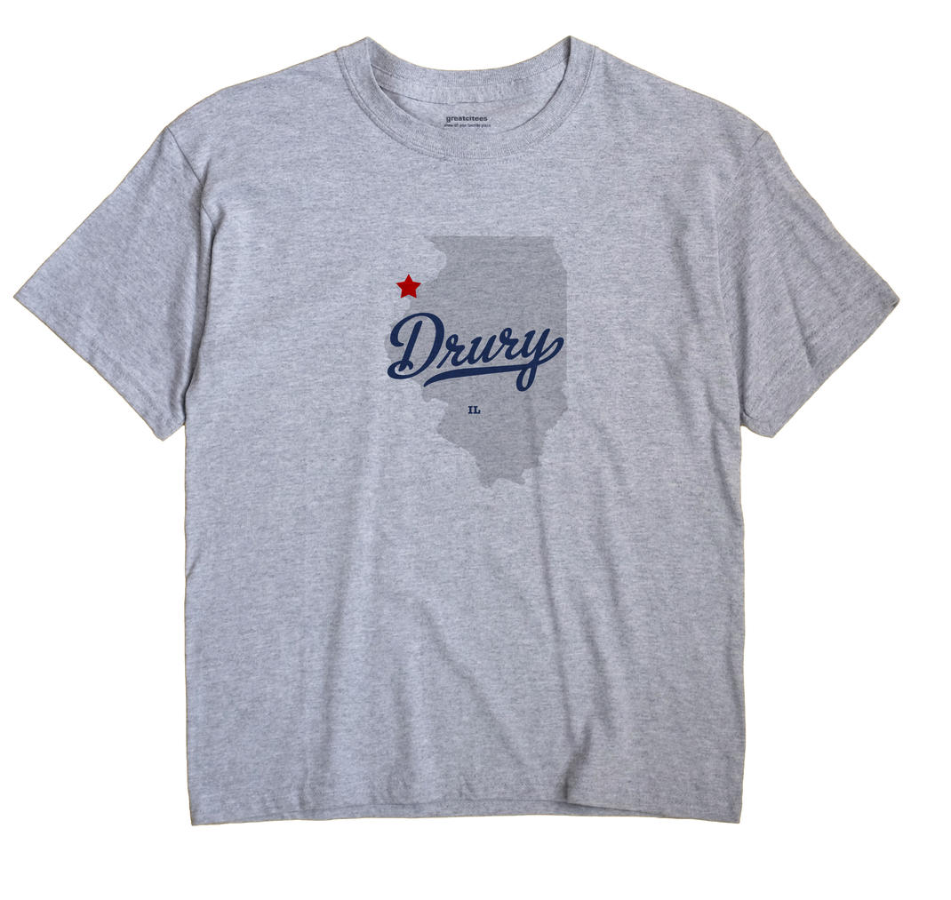 Drury, Illinois IL Souvenir Shirt